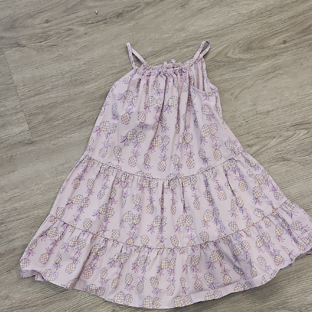 Hanna Andersson Lavender Pineapple Print Dress
